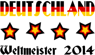 Deutschland Weltmeister 2014 Magnet