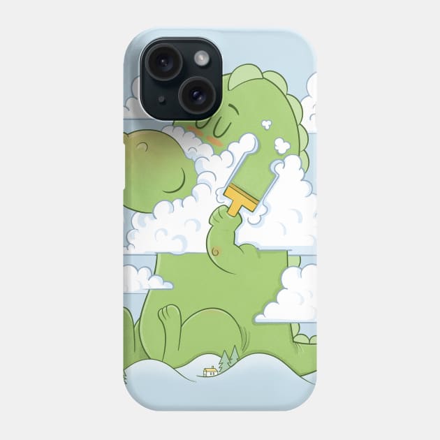 Monster Shave Phone Case by Queenmob