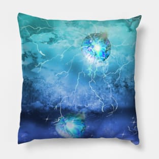 dark forest fireball Pillow