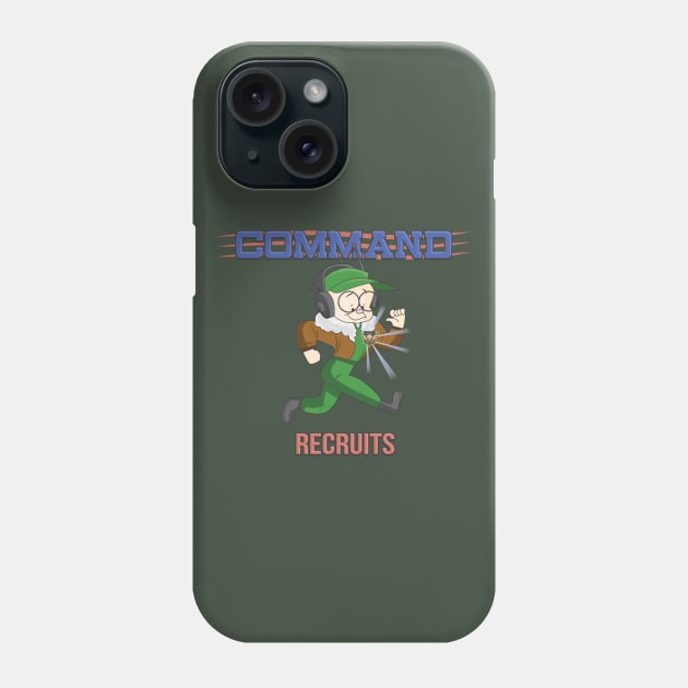 Command Recruits Retro Phone Case by DeepDiveThreads