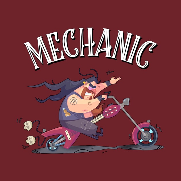 Mechanic Motorcycle by letnothingstopyou