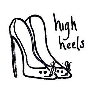 high heels T-Shirt