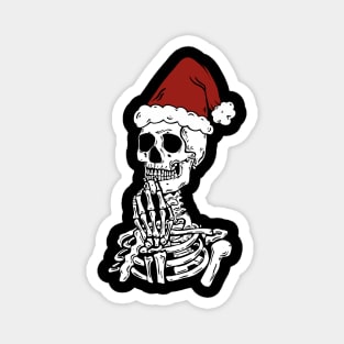 Santa skelly Magnet