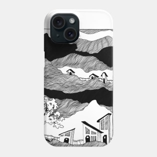 Little houses - mountains, travel, outdoors Phone Case