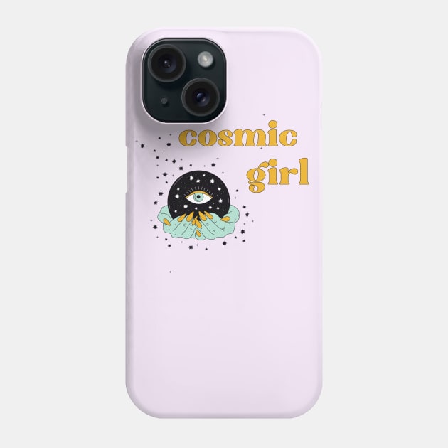 cosmic girl Phone Case by ninaopina