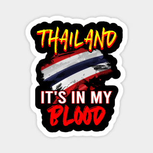 Thai Dna Blood Thailand Flag Magnet