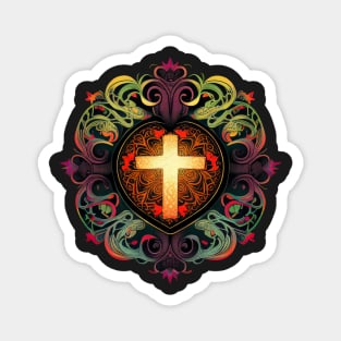 The Cross of Jesus Design V7 Magnet