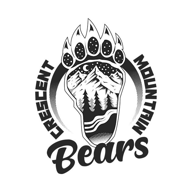 Cresent Bear Logo by EjLambo Designs