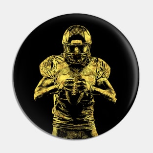 Football Player UNIQUE abstract artwork style for all the gridiron fans Pin