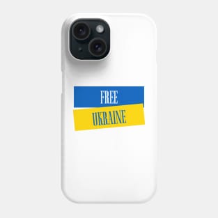 Free Ukraine - Stand With Ukraine Phone Case