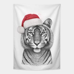 Christmas tigress Tapestry