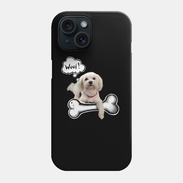 Maltese funny Phone Case by HeArtTatttoo