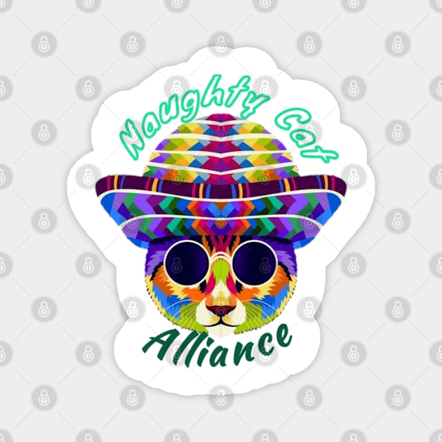 The naughty Cat alliance Magnet by Gilangdiska