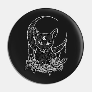 Lunar Cat Pin