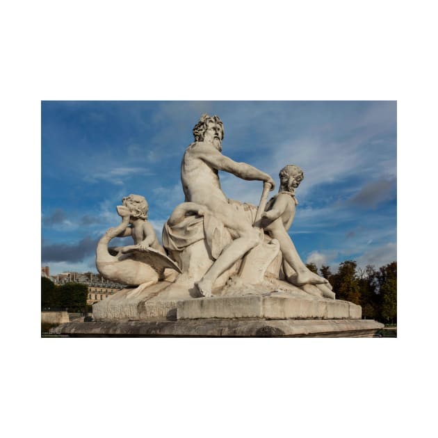 Statuaries At Jardin Des Tuileries - 1 © by PrinceJohn