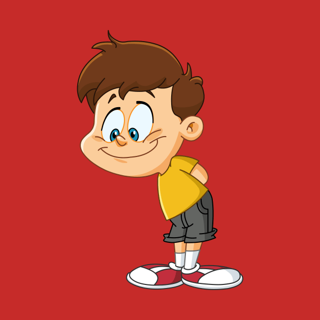 Kid Looking Down by DigiToonsTreasures