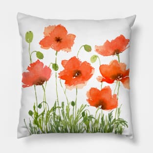 Poppies Pillow