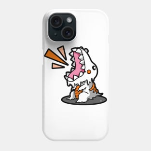 SM3GMASAURUS REX WHITE (ORANGE) Phone Case