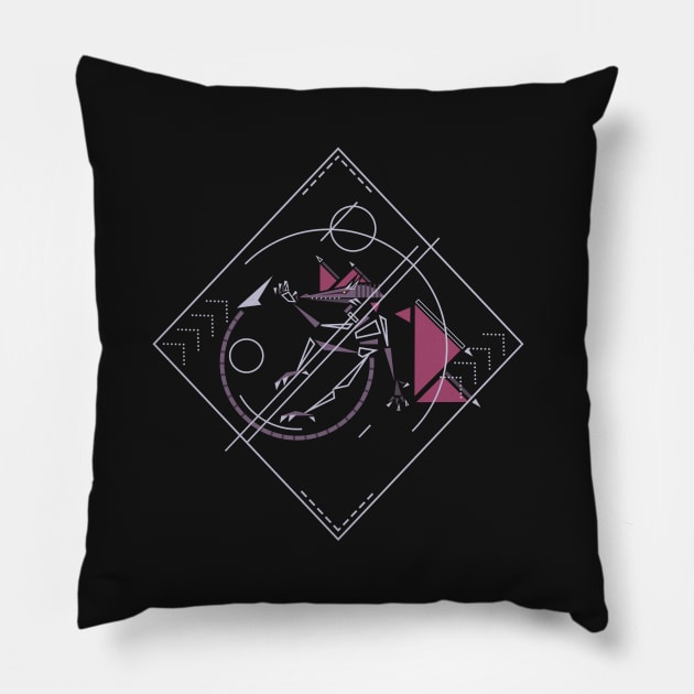 A Bloody Riddle Pillow by OldManLucy