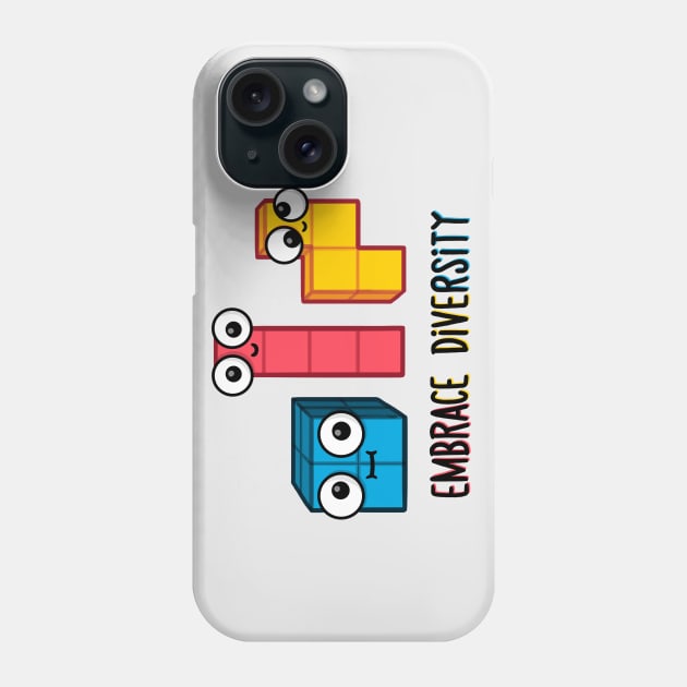 Embrace Diversity Phone Case by IdeasConPatatas