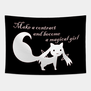 Kyubey Madoka Magica Tapestry