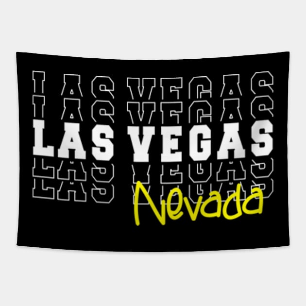 Las Vegas city Nevada Las Vegas NV Tapestry by TeeLogic