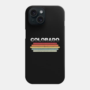 Vintage 70s 80s Retro Colorado Phone Case