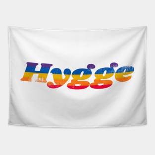 Hygge Rainbow Font Tapestry