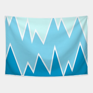 Abstract Blue Mountains Tapestry