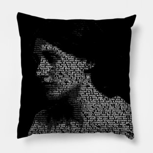 Virginia Woolf - word portrait - made from the love letters between her and Vita Pillow