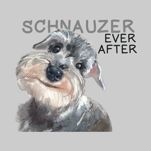 Schnauzer Ever After by IdinDesignShop