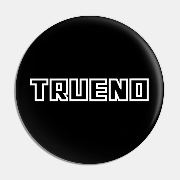 Trueno White Pin by T's & T's