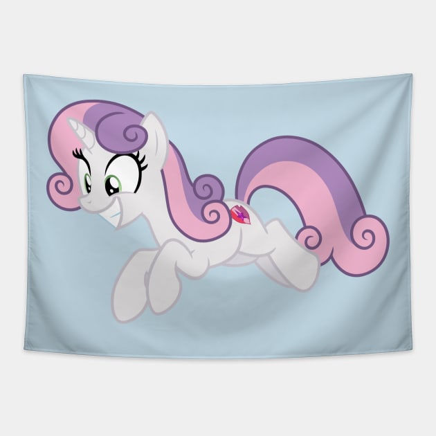 Grown Up Sweetie Belle Tapestry by CloudyGlow