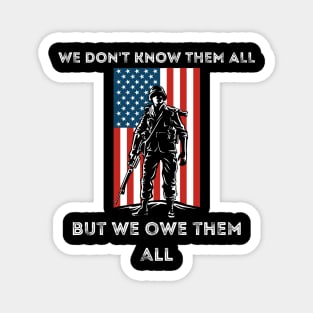 We Owe Them All Memorial Day Fallen Heroes Flag Magnet