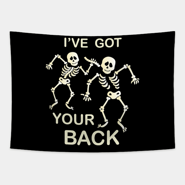 I've got your back funny halloween Tapestry by Crazy Shirts