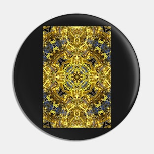 Pattern, golden leaves Pin