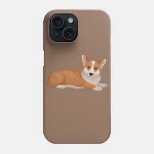 Chilin' Corgi Phone Case