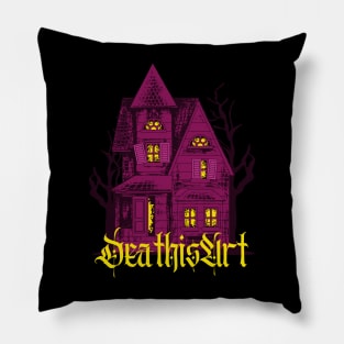 Haunted House Pillow