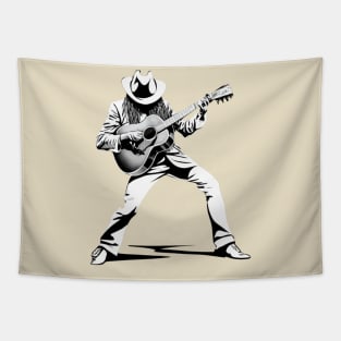 Dwight Yoakam Playing Guitar Tapestry