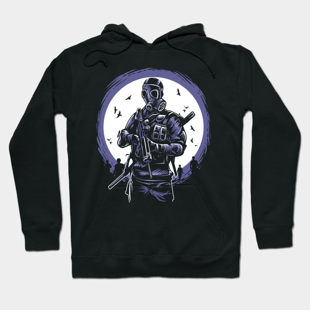 gas mask gas mask hoodie teepublic
