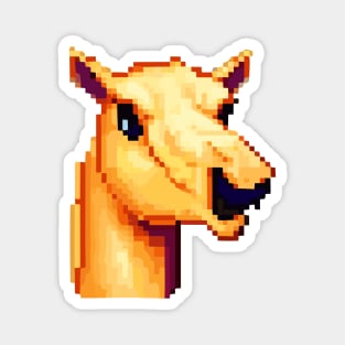 Head animal pixel art Magnet