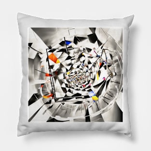 crazy geometry Pillow