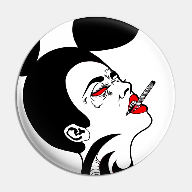 Smoking Hot Pin by FUN ART