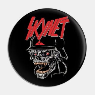 "SKYNET SCREAM" (FRONT ONLY) Pin