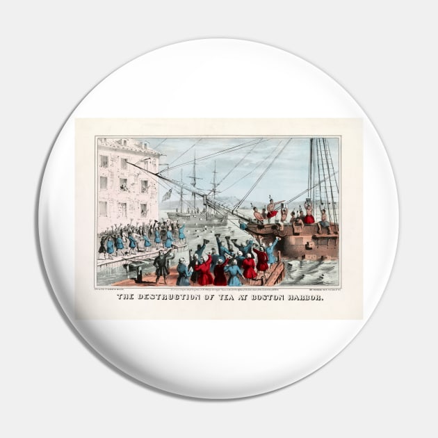 Boston Tea Party, 1773 (C030/1301) Pin by SciencePhoto