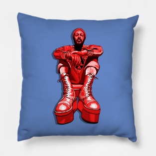 Marvin's Platform Boots- Red Monochrome Pillow