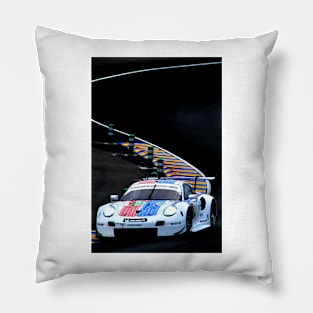 Porsche 911 RSR no93 24 Hours of Le Mans 2019 Pillow