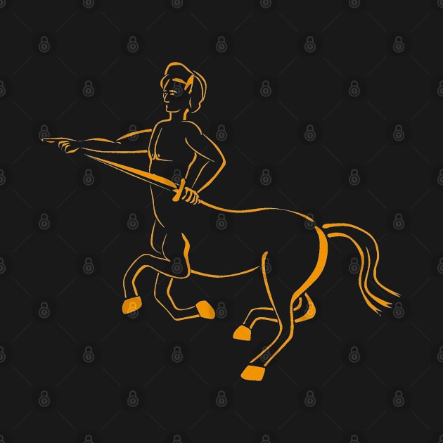 Centaur With Sword by Koala's Fog Laboratory