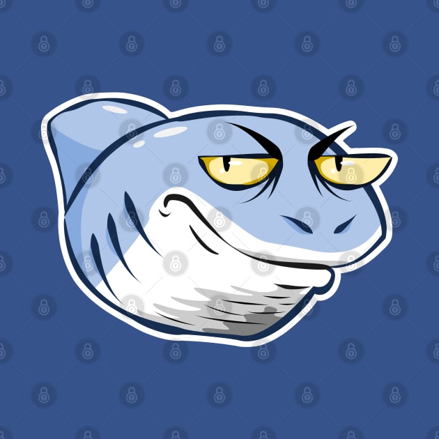 Annoyed Shark by CrocoWulfo