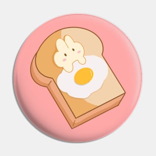 Toast Bunny Pin